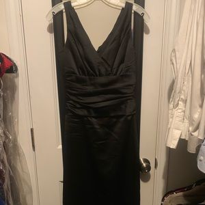 Black full length dress